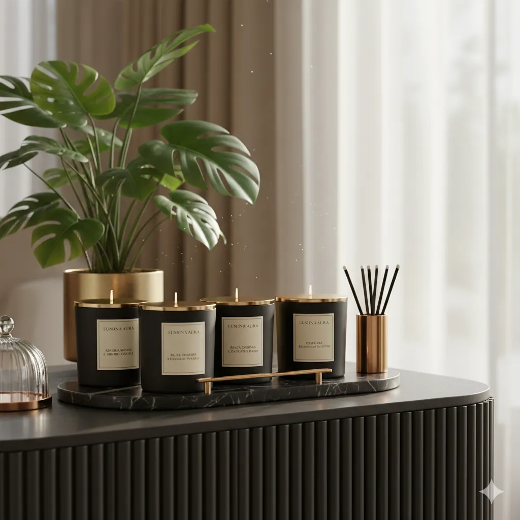 Luxury candle range