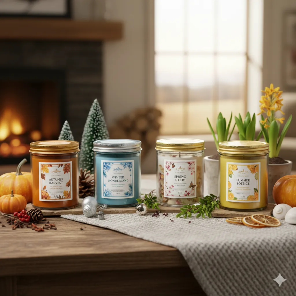 Seasonal candle collection